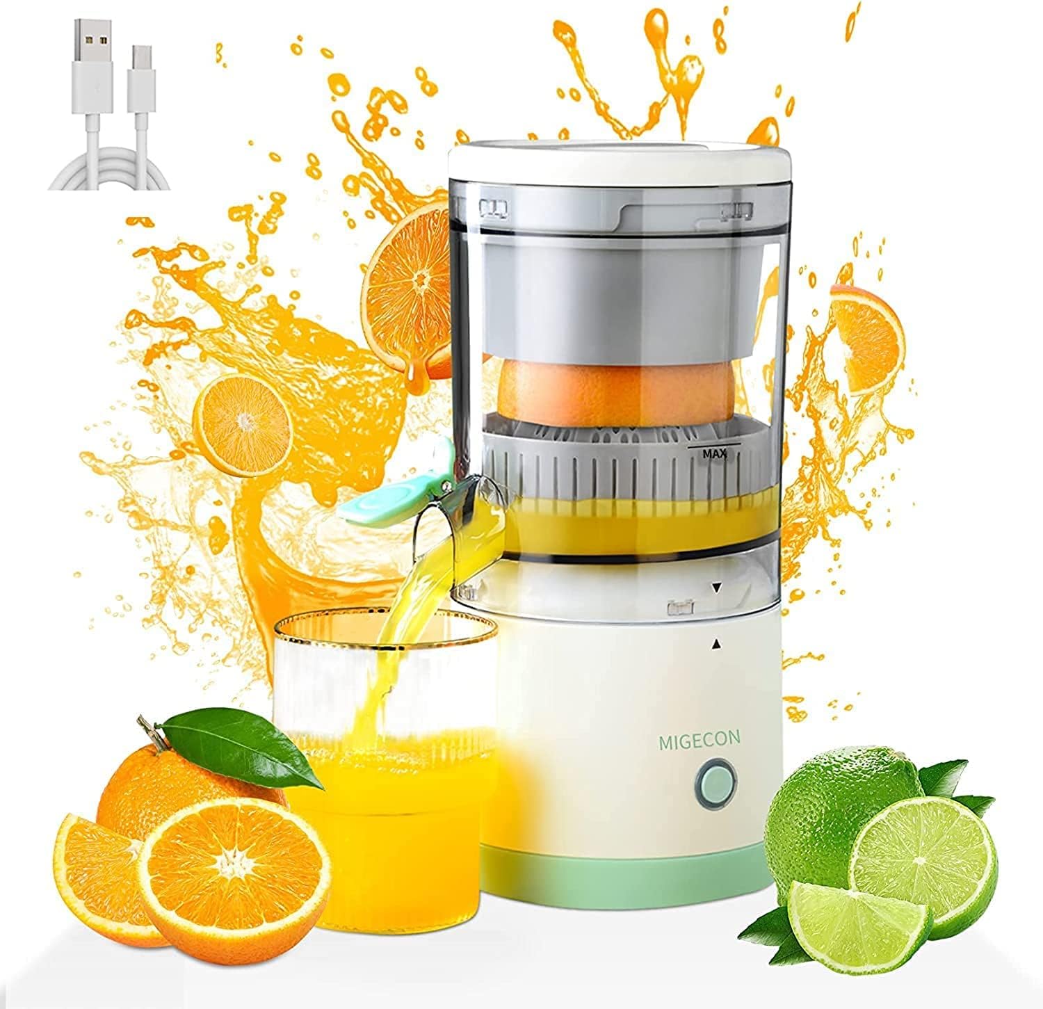 Citrus Juicer YZJ-001 – Portable USB Rechargeable Juicer