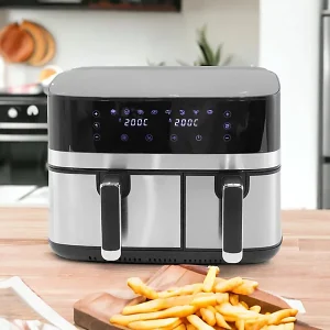 Sonifer DS855-2 Dual Pot Air Fryer with Two 4L Baskets