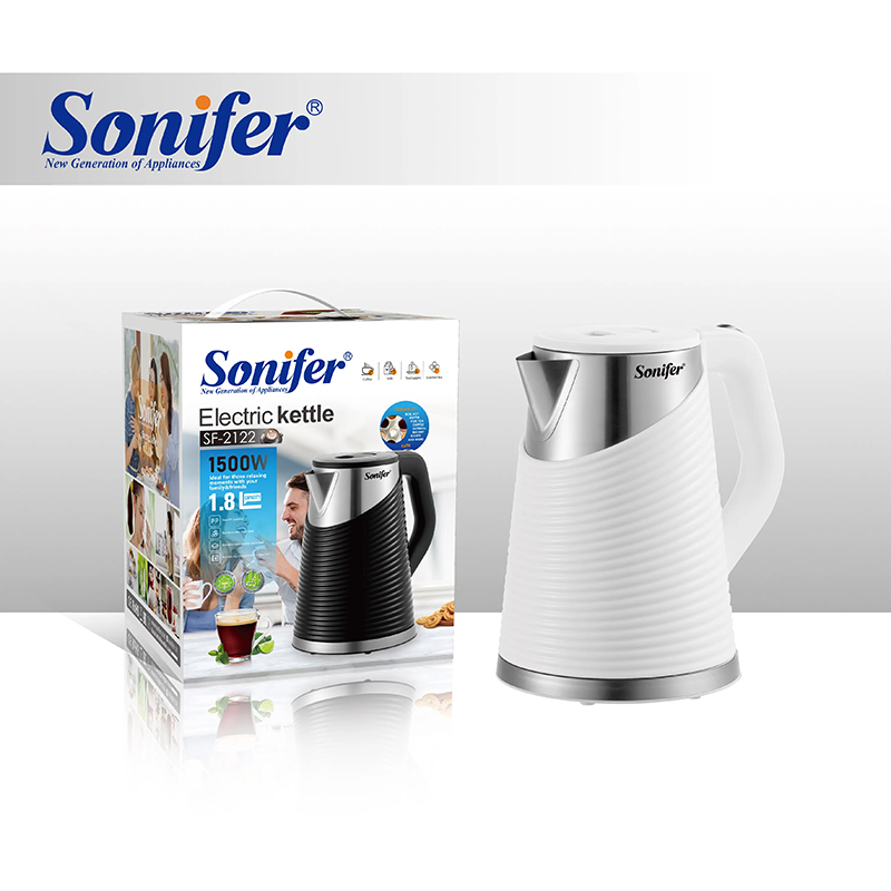 Electric Kettle SF-2122 – 1.8L Capacity, 1500W Power
