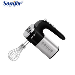 Sonifer SF-7078 Hand Mixer with Iron-Plated Attachments and 500W Power