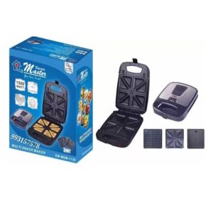 Electro Master EM-MSM-1139 Multi Snack Maker with 7 Interchangeable Plates