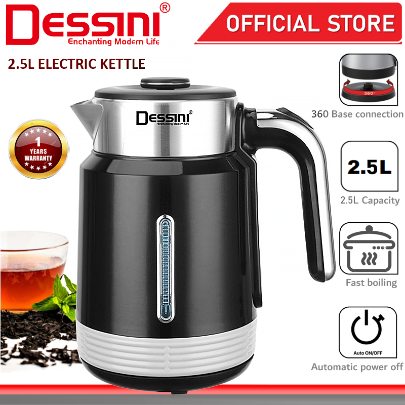 Dessin Electric Kettle 2.5L DS-42SS 1500Wi Dessin Electric Kettle 2.5L DS-42SS 1500W