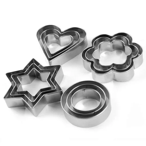 Stainless Steel Different Shape Cookie Cutter Set