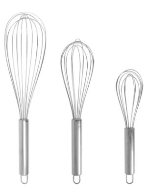 Petals Stainless Steel Egg Whisk/Beater/Cake Batter Whisker
