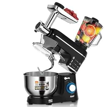 RAF 5 in 1 Stand Mixer R.6676B – Full Set